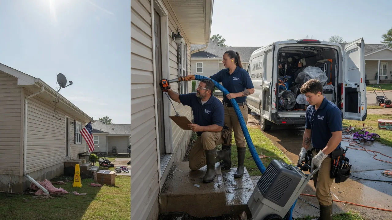 Ceiling Water Damage Restoration in Lidderdale, IA near me